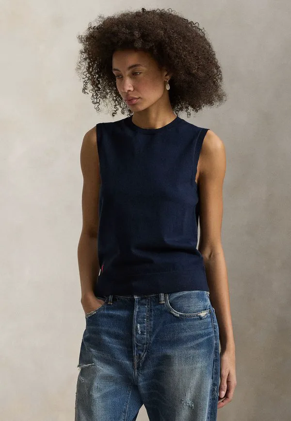 Свитер без рукавов с круглым вырезом Polo Ralph Lauren, Hunter Navy