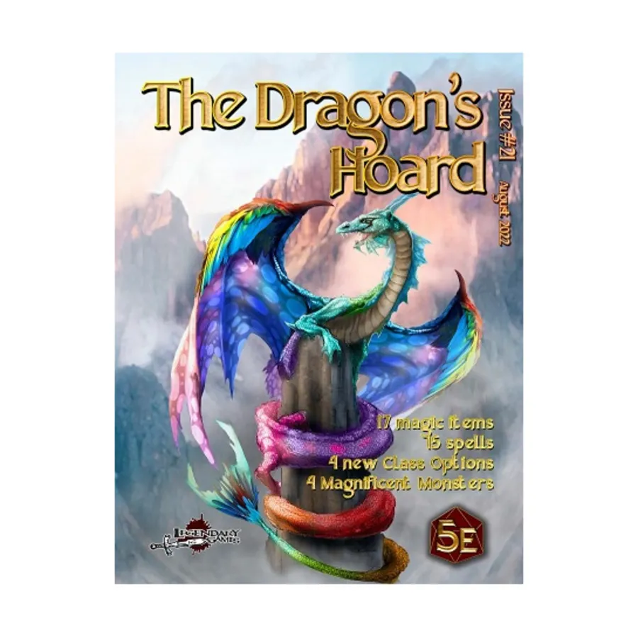 

Dragon's Hoard - Issue #21, Dungeons & Dragons (5th Edition) - Dragon's Hoard (Legendary Games), мягкая обложка