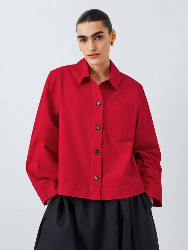 

Июньская верхняя рубашка Barbour, цвет Crimson Red