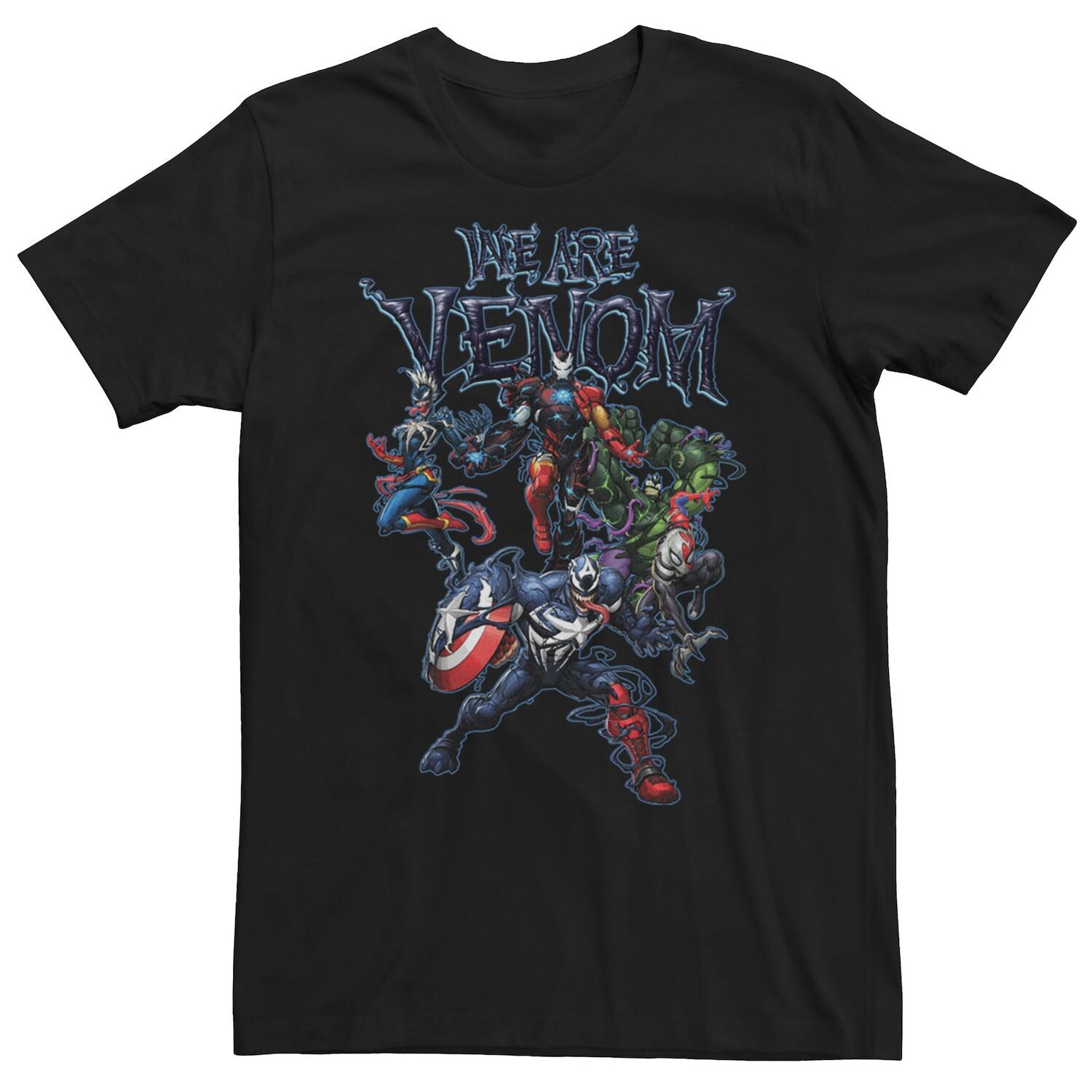 

Мужская футболка с портретом Marvel Avengers We Are Venom Licensed Character