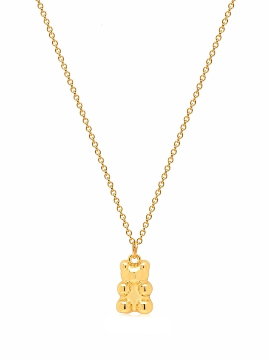 

Ожерелье с мармеладным мишкой Nialaya Jewelry, золотой
