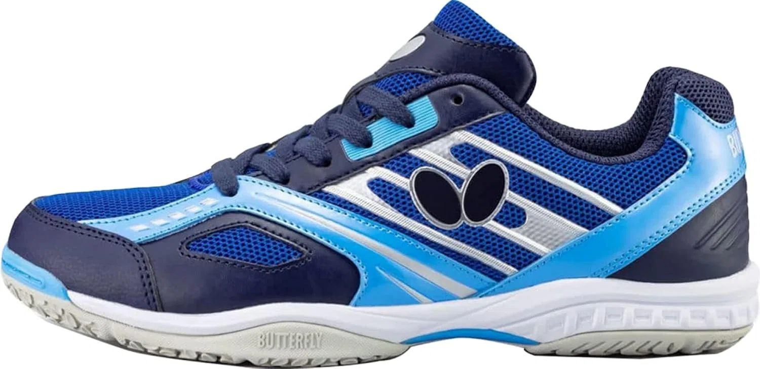Кроссовки для настольного тенниса Butterfly Lezoline Mach Navy-blue — фото 4
