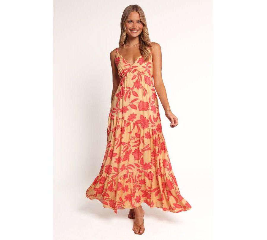 

Женское макси-платье Forbes Petal and Pup, Red floral