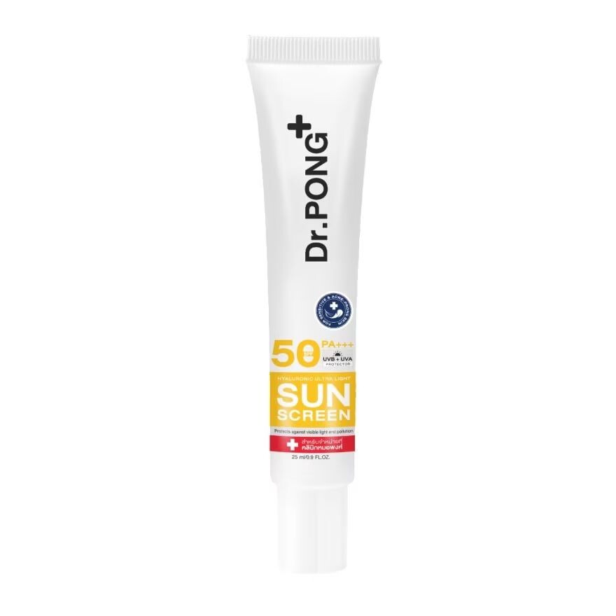 

Dr.pong DR.Pong Hyaluronic Ultra Light Sunscreen SPF50 25мл, white