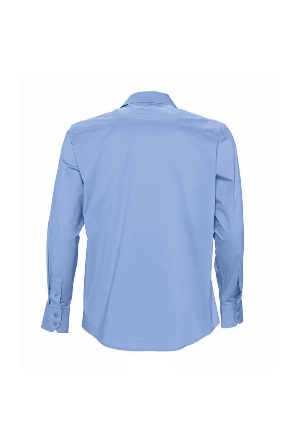 

Приталенная рабочая рубашка с длинными рукавами Brighton SOL'S, синий