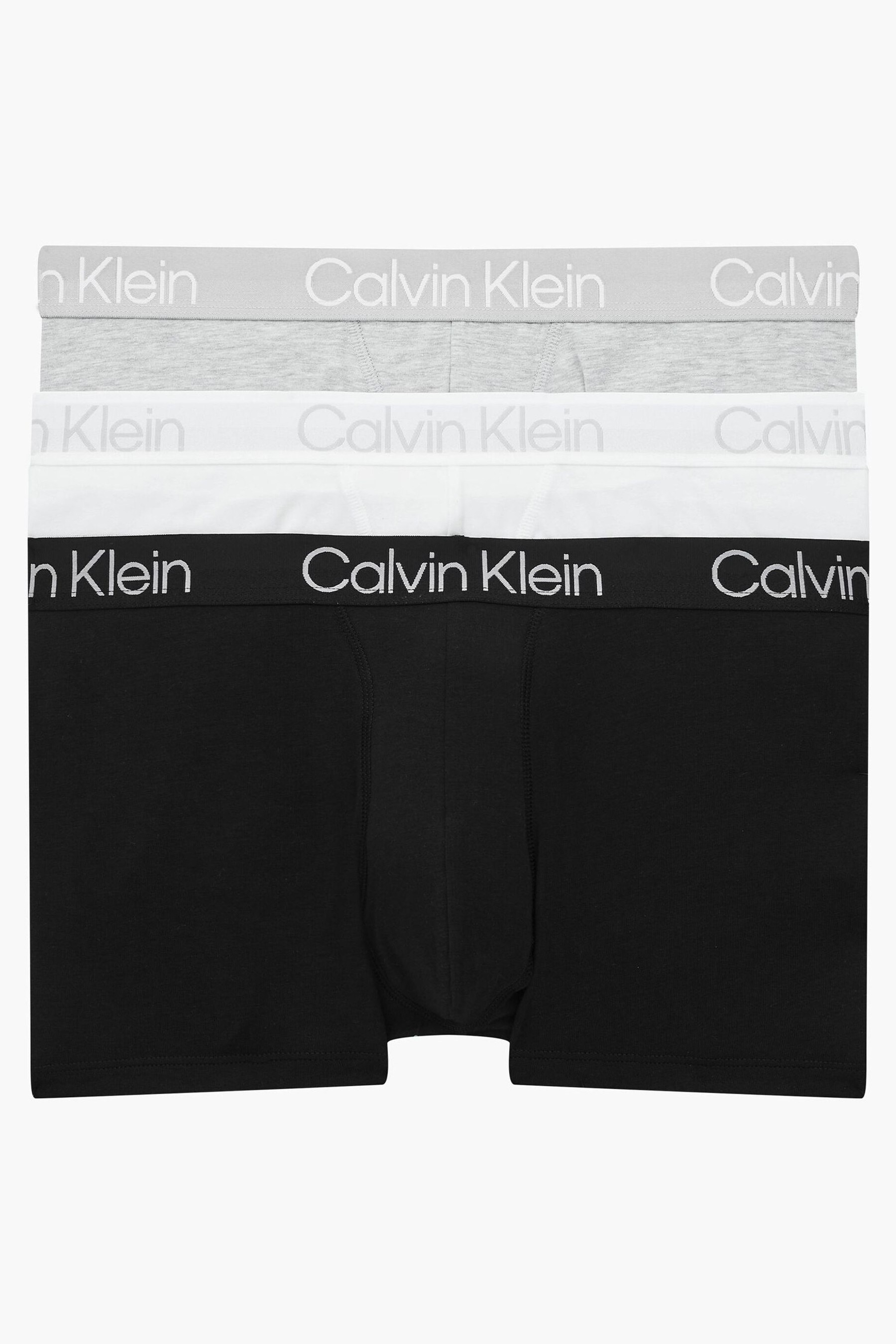 

Комплект из 3 плотных хлопковых боксеров Calvin Klein, черный