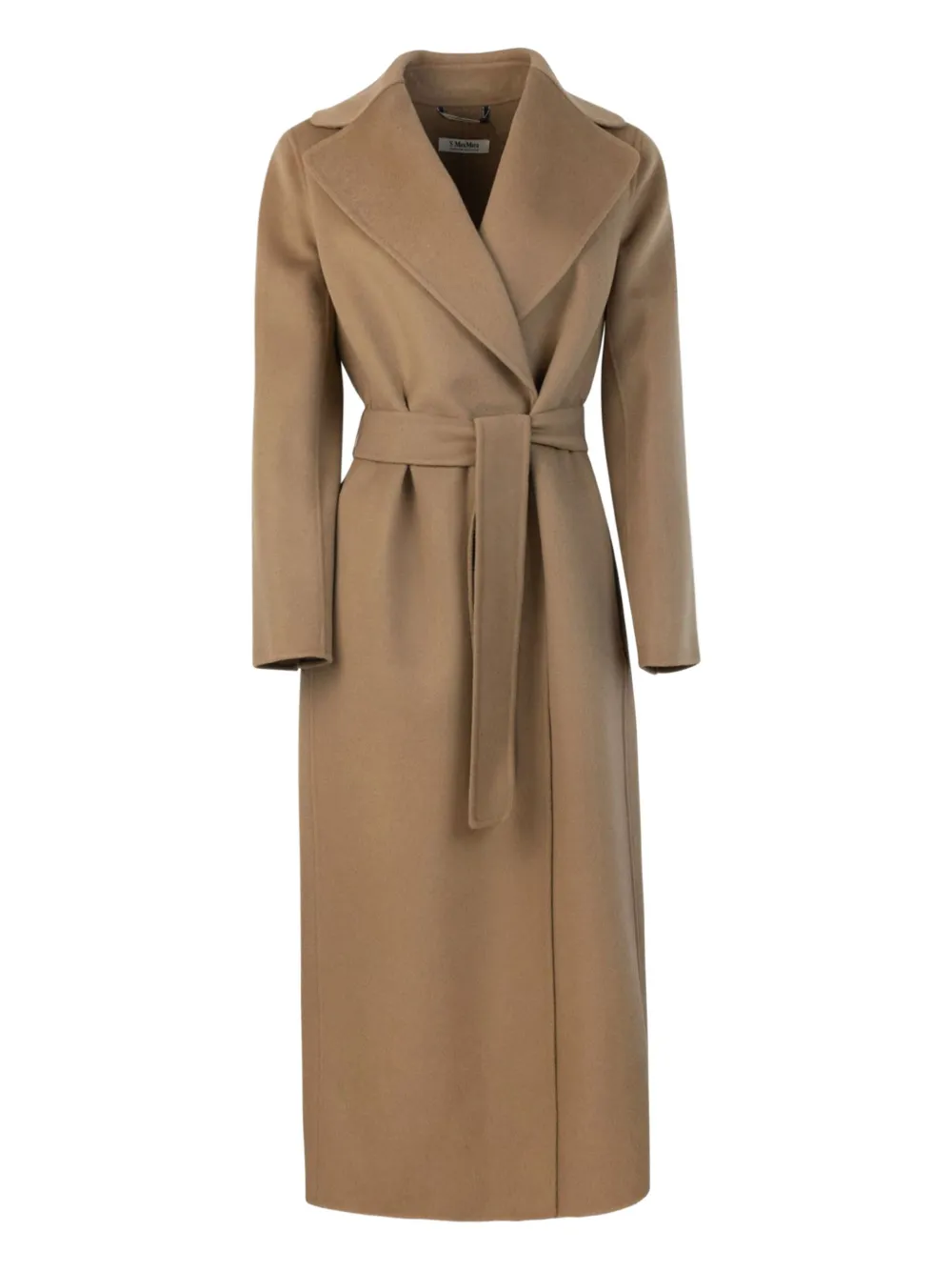 

Шерстяное пальто с поясом POLDO 'S Max Mara, коричневый