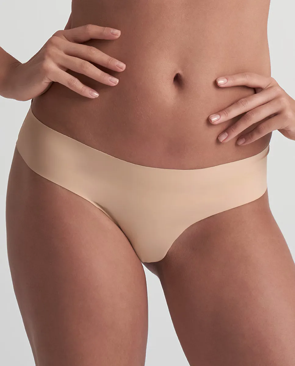 

Упаковка из двух бесшовных невидимых стрингов Bye Bra, мультиколор