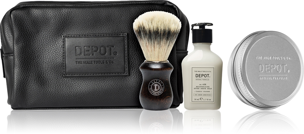 

Косметические наборы, роскошный набор для бритья, набор для бритья для мужчин Depot, 1 шт