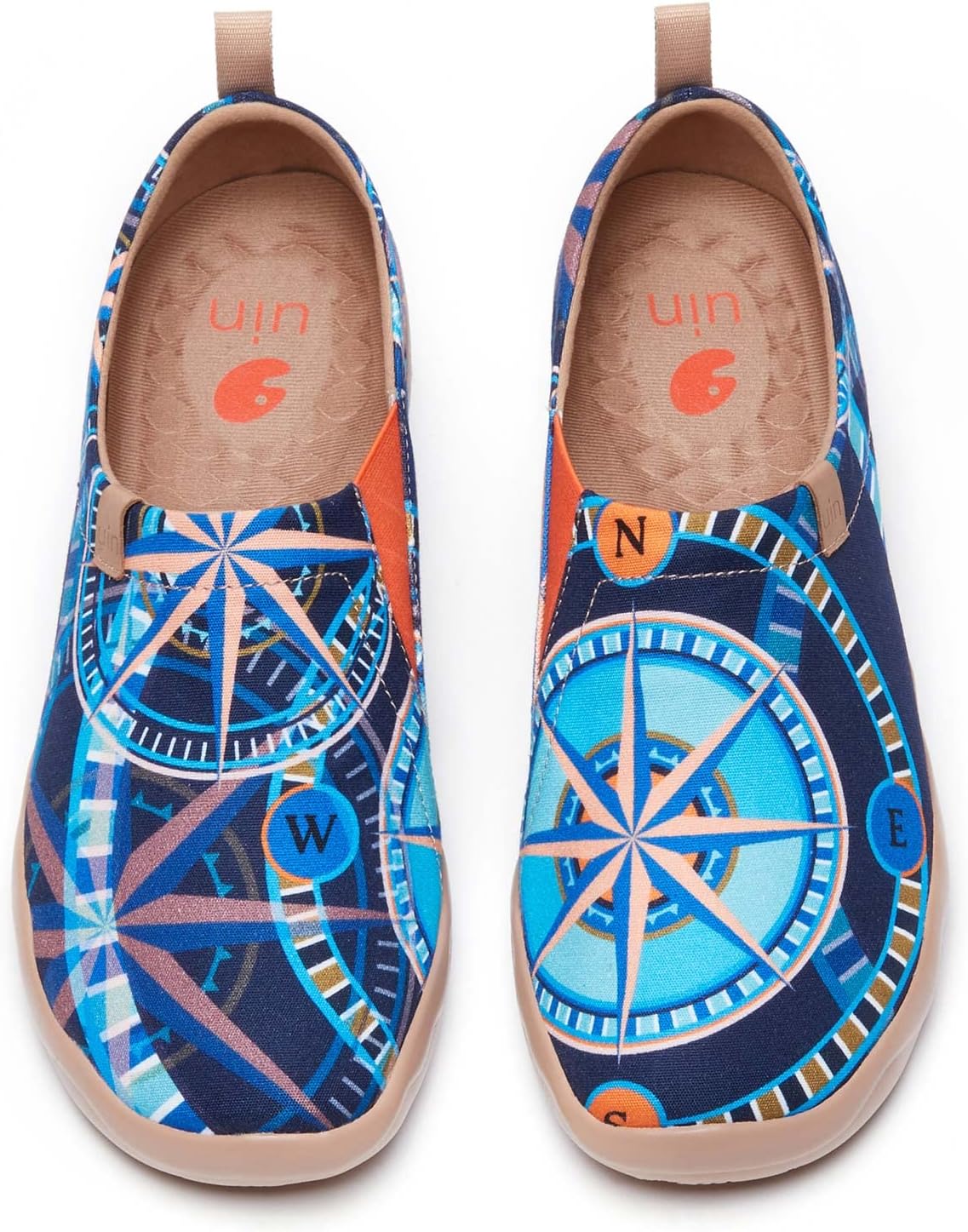 

Мужские прогулочные туристические туфли UIN, слипоны из канвы, повседневные лоферы, легкие и удобные, модные кроссовки Happy Doggies, Wind Rose