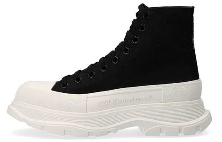 

Мужские ботинки Alexander McQueen Tread Slick Martin, черный/белый