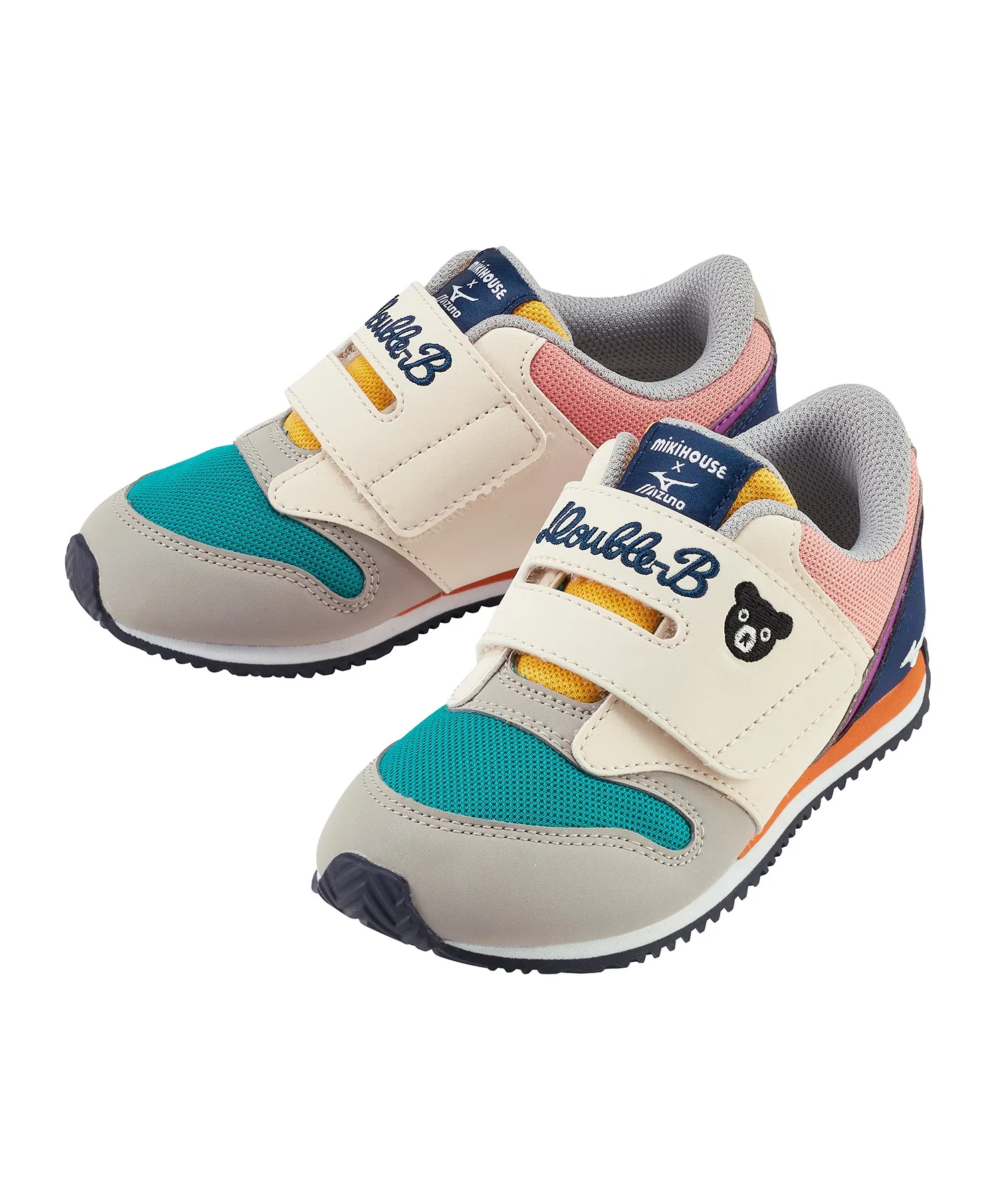 Детские кроссовки DOUBLE_B x MIZUNO серые