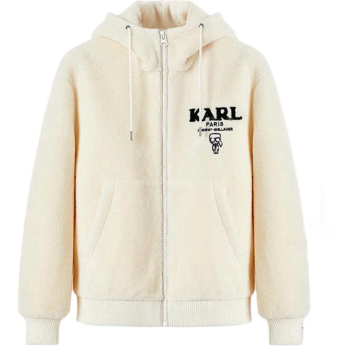 

Мужское пальто KARL LAGERFELD с бархатистой текстурой Karl Lagerfeld / Karl Lagerfeld Jeans, экрю