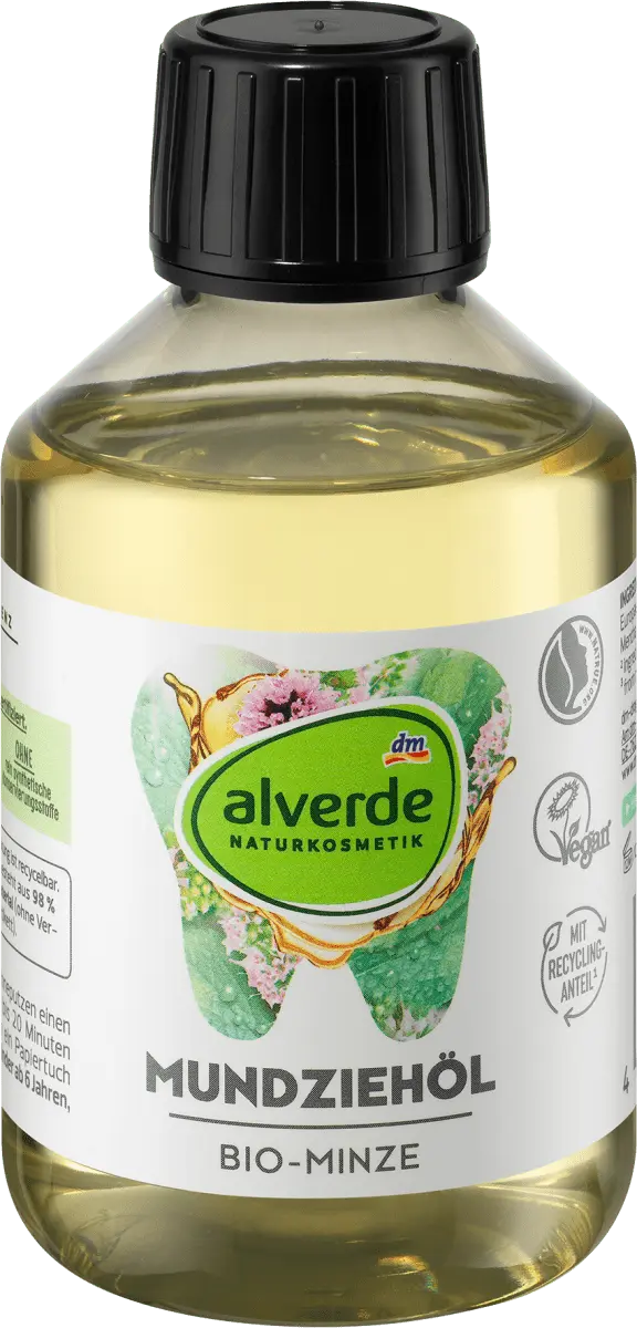 

Масло для полоскания рта органическая мята 200мл alverde NATURKOSMETIK