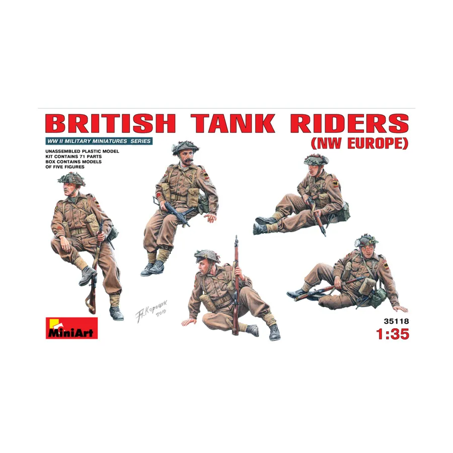 

Британские танкисты (Северо-Западная Европа), WWII Military Miniatures Series (1:35) (MiniArt Models)