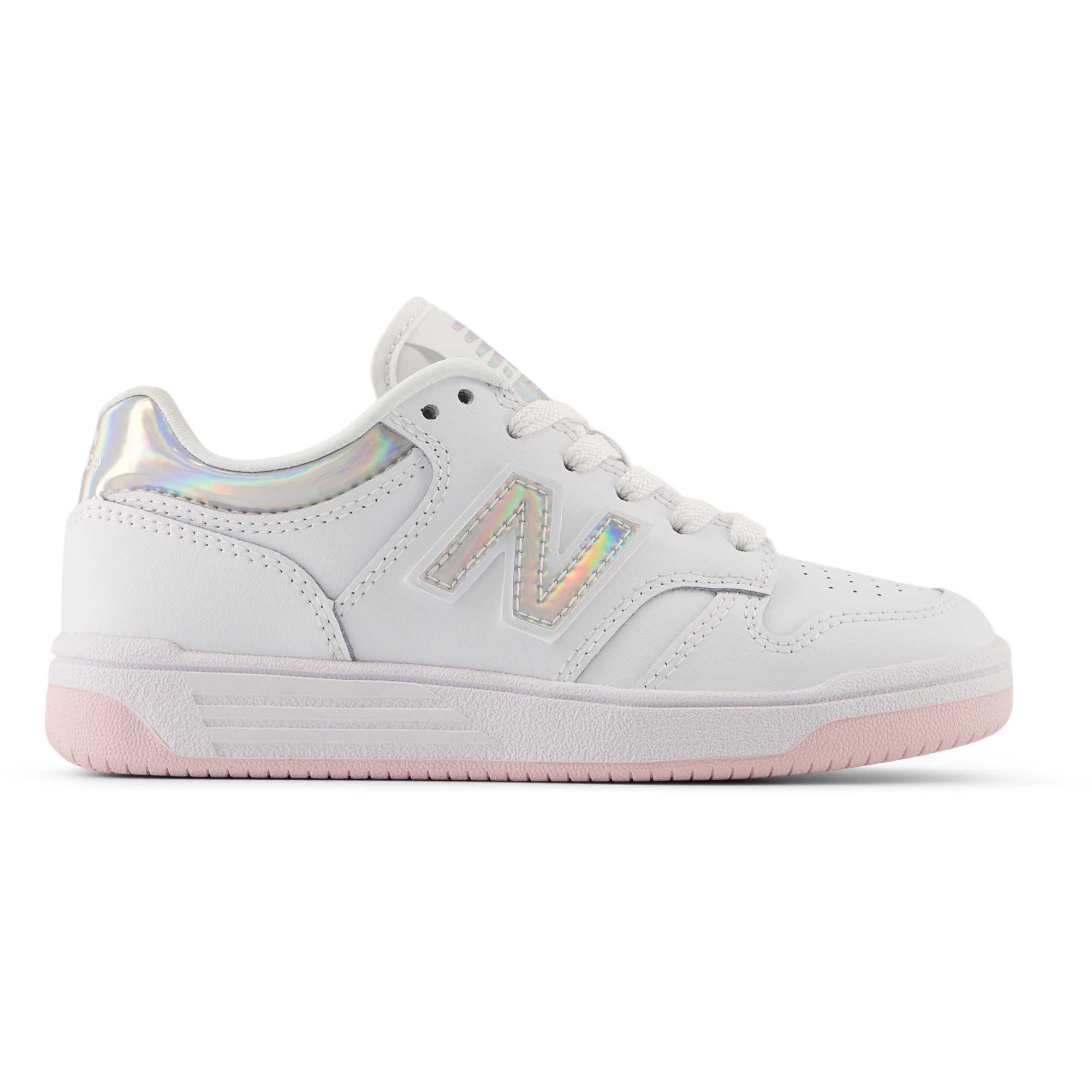 

Детские повседневные туфли 480 New Balance, White/Rose Sugar
