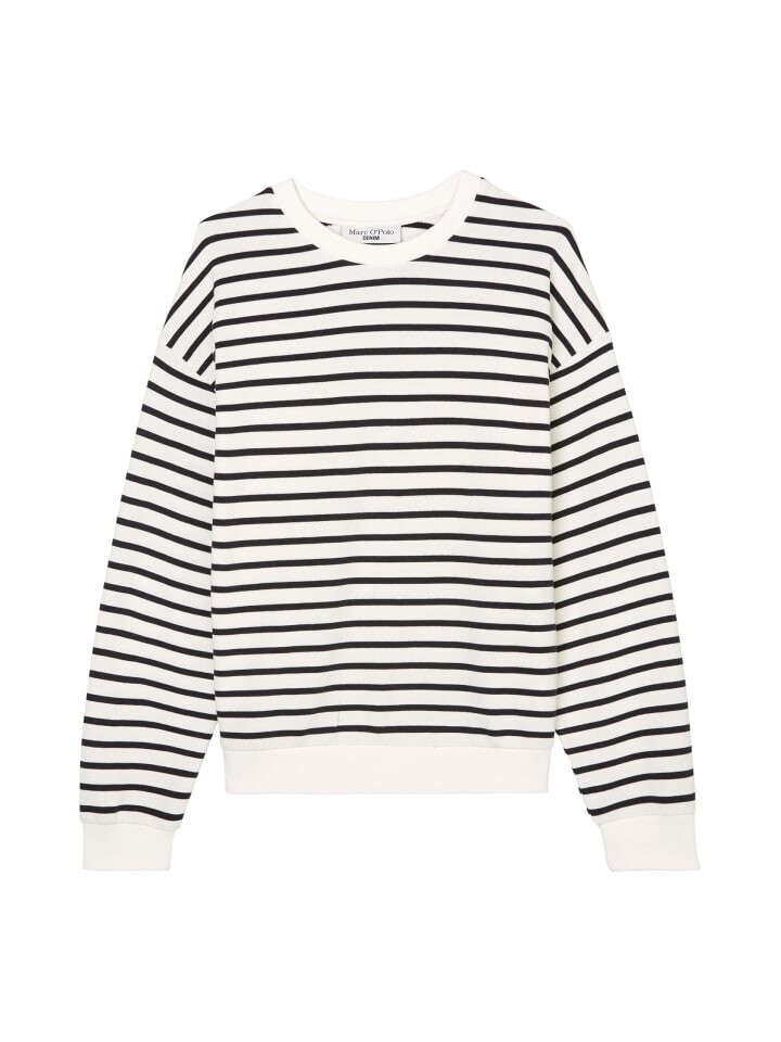 

Толстовка Marc O'Polo DENIM Streifen-Sweatshirt oversize, темно-синий