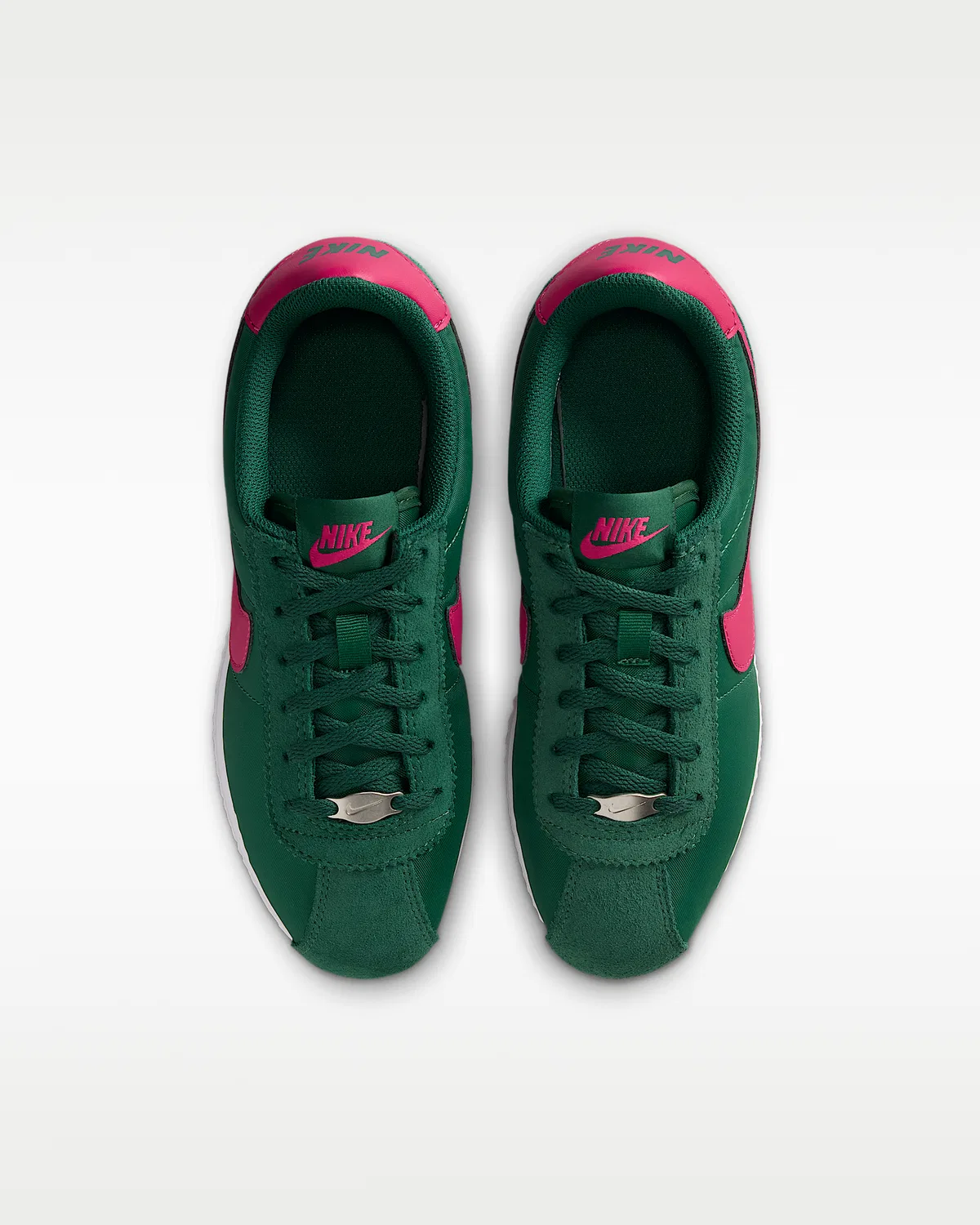 Кроссовки Nike Cortez Textile для детей, Gorge Green/White/Wild Cherry — фото 4