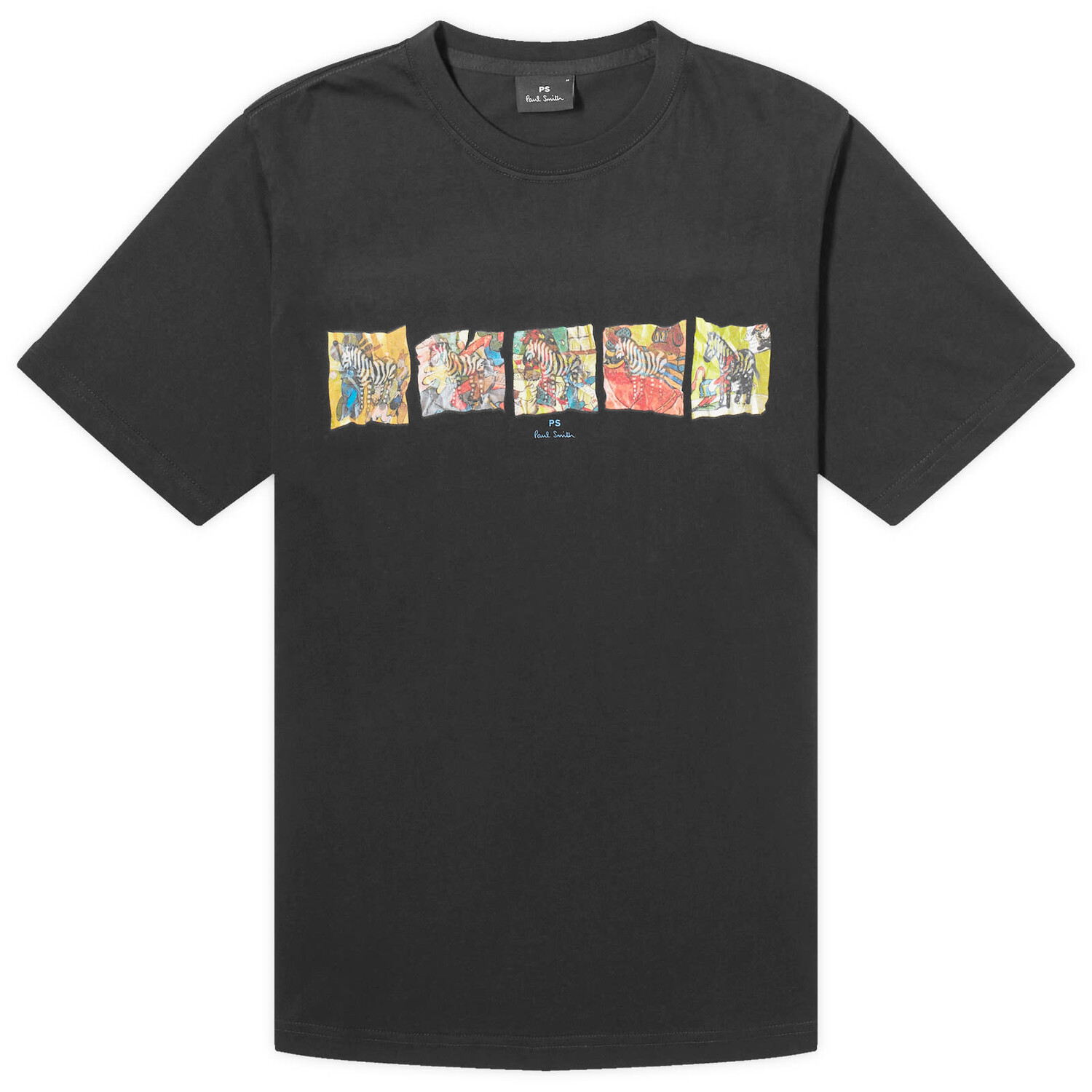 

Футболка Paul Smith Multi Zebra T-Shirt, черный