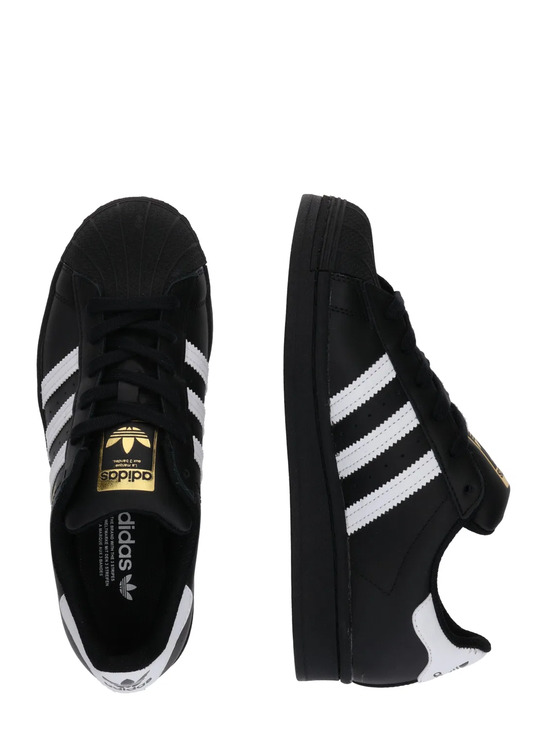 Кроссовки Adidas Originals Superstar черного цвета — фото 2