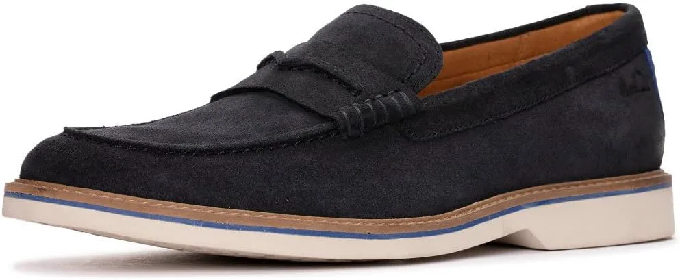 Мужские дерби-лоферы Clarks, темно-синий — фото 2