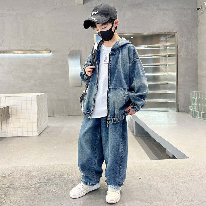 Худи Casual Sportswear Grade School EASTERN CAMEL, denim синий — фото 4