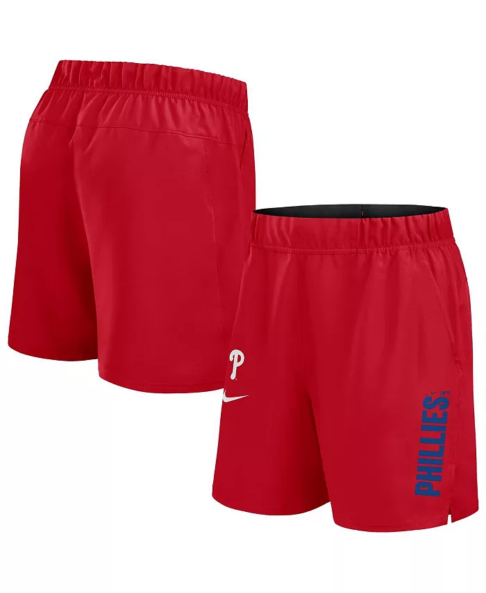 

Мужские красные шорты Philadelphia Phillies Woven Victory Performance Nike