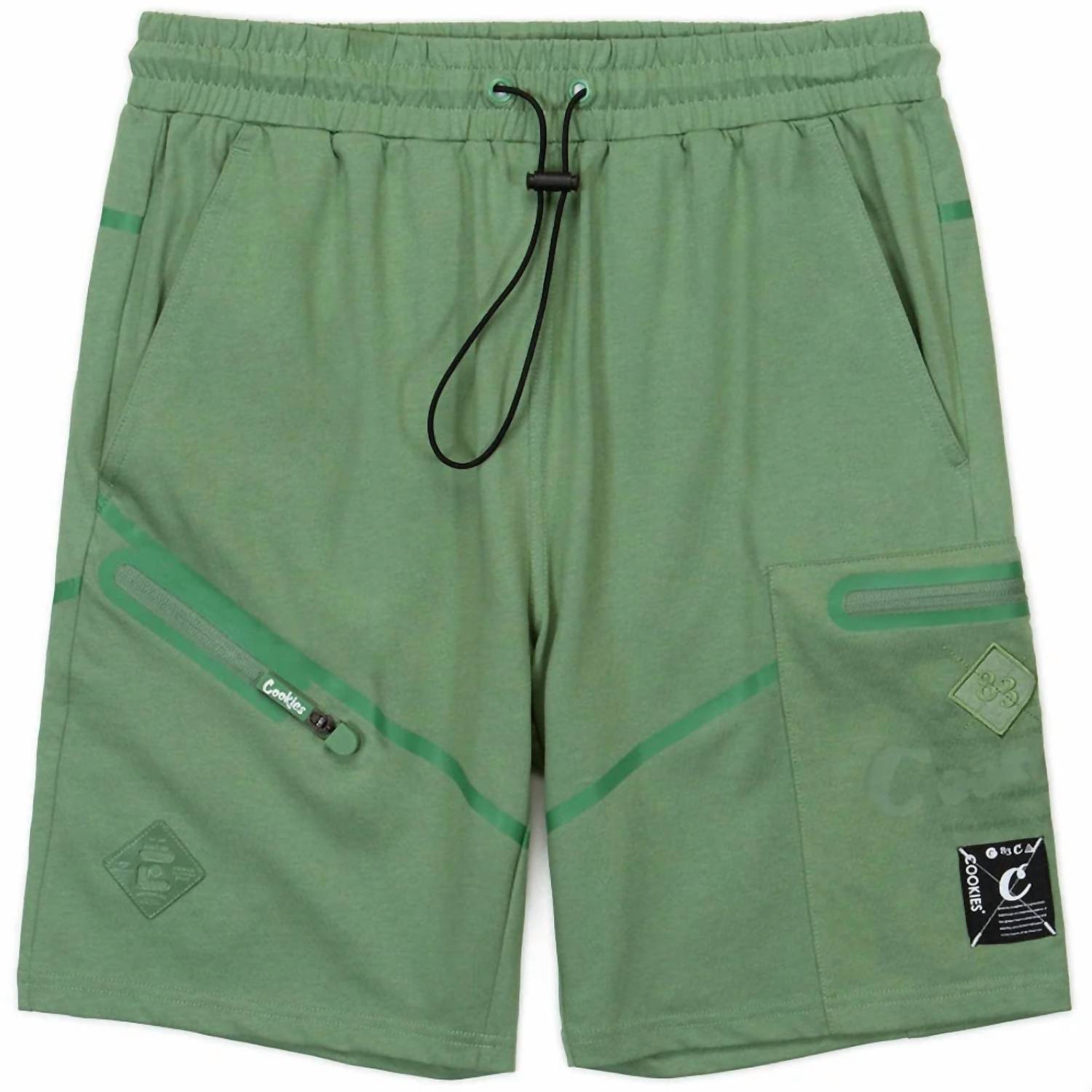 

Мужские шорты Key Largo Dri Fit Jersey в оливковом цвете Cookies