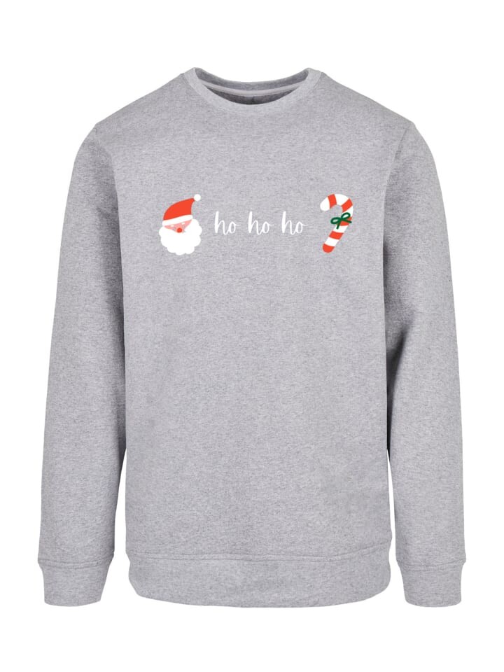 

Пуловер F4NT4STIC Sweatshirt Ho Ho Ho Weihnachten Christmas, пестрый серый