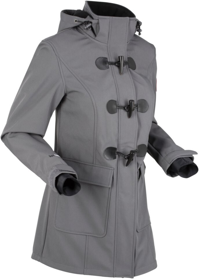 

Дафлкот из софтшелла Bpc Bonprix Collection, серый