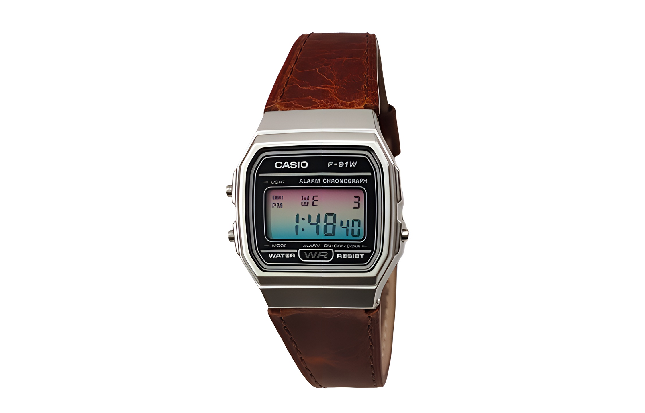 

CASIO Часы Retrofit Series Quartz Movement Genuine Leather Strap Watch Men's Watch Black Dial