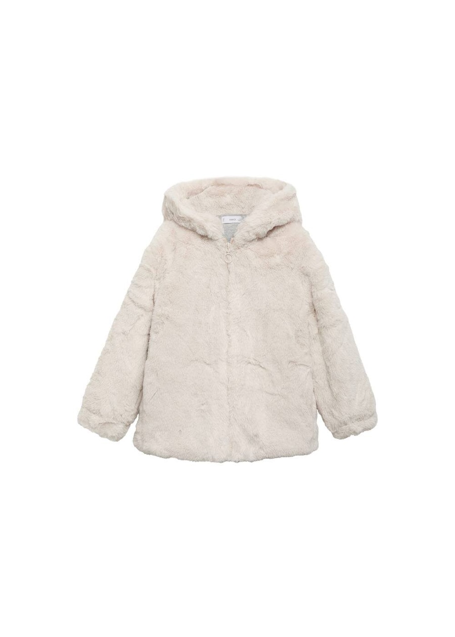 

Пальто MANGO KIDS Bolita, бежевый