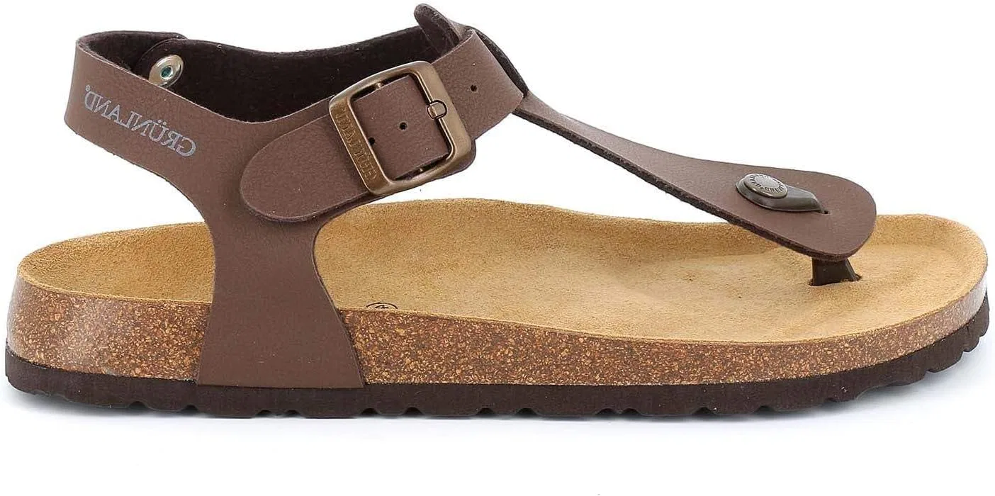 Мужские сандалии Grunland S. SB1573 BOBO GRÜNLAND il benessere è naturale, 2-Mogano