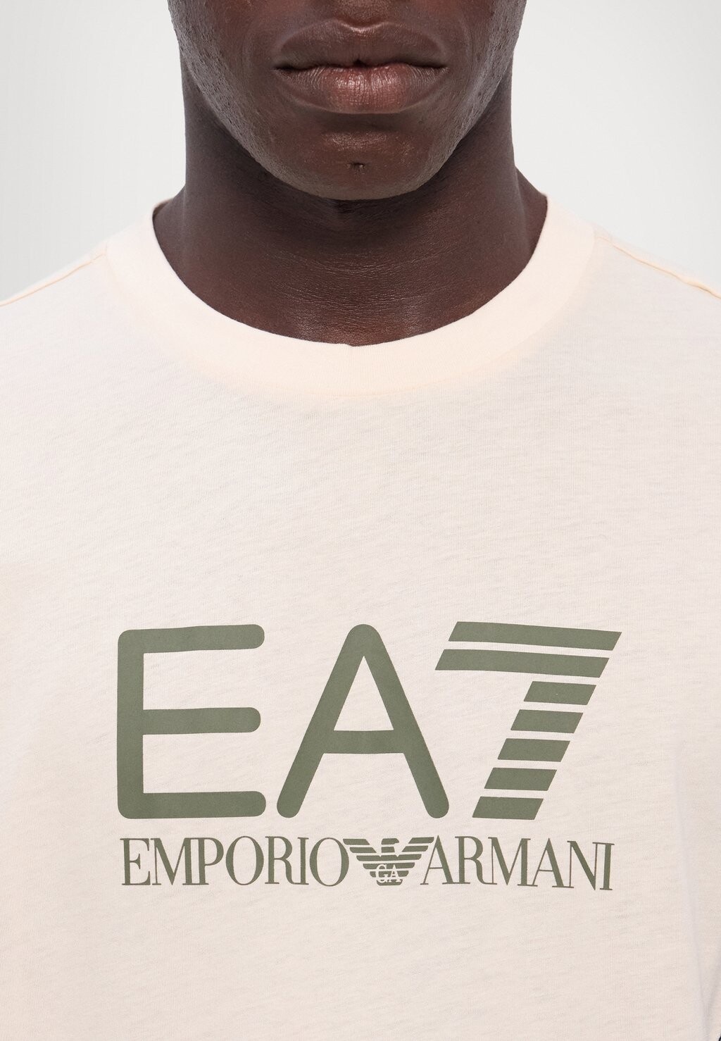 

Футболка с принтом EA7 Emporio Armani, белый