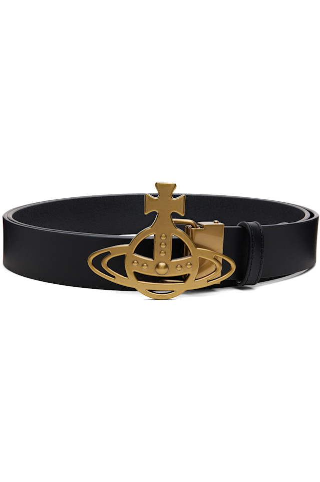 

Ремень с пряжкой в виде шара Vivienne Westwood, черный