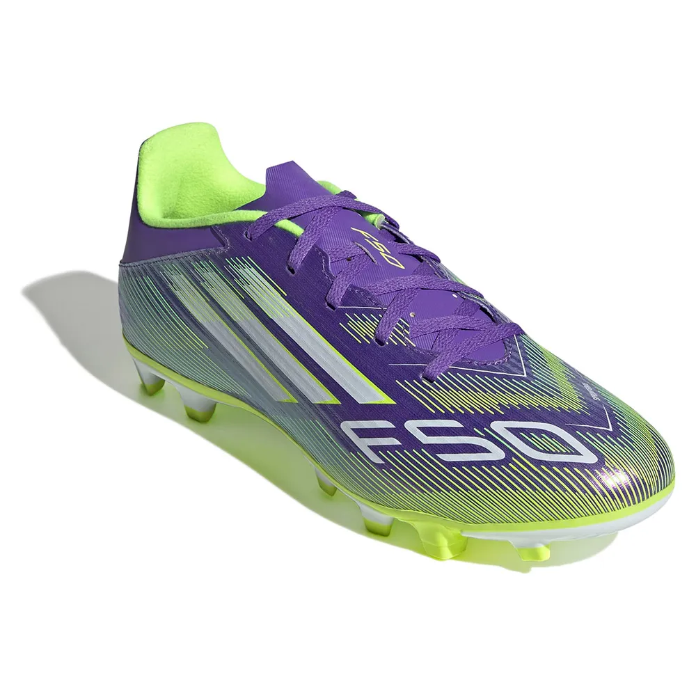 Футбольные бутсы adidas F50 Club FG/MG, фиолетовый — фото 4