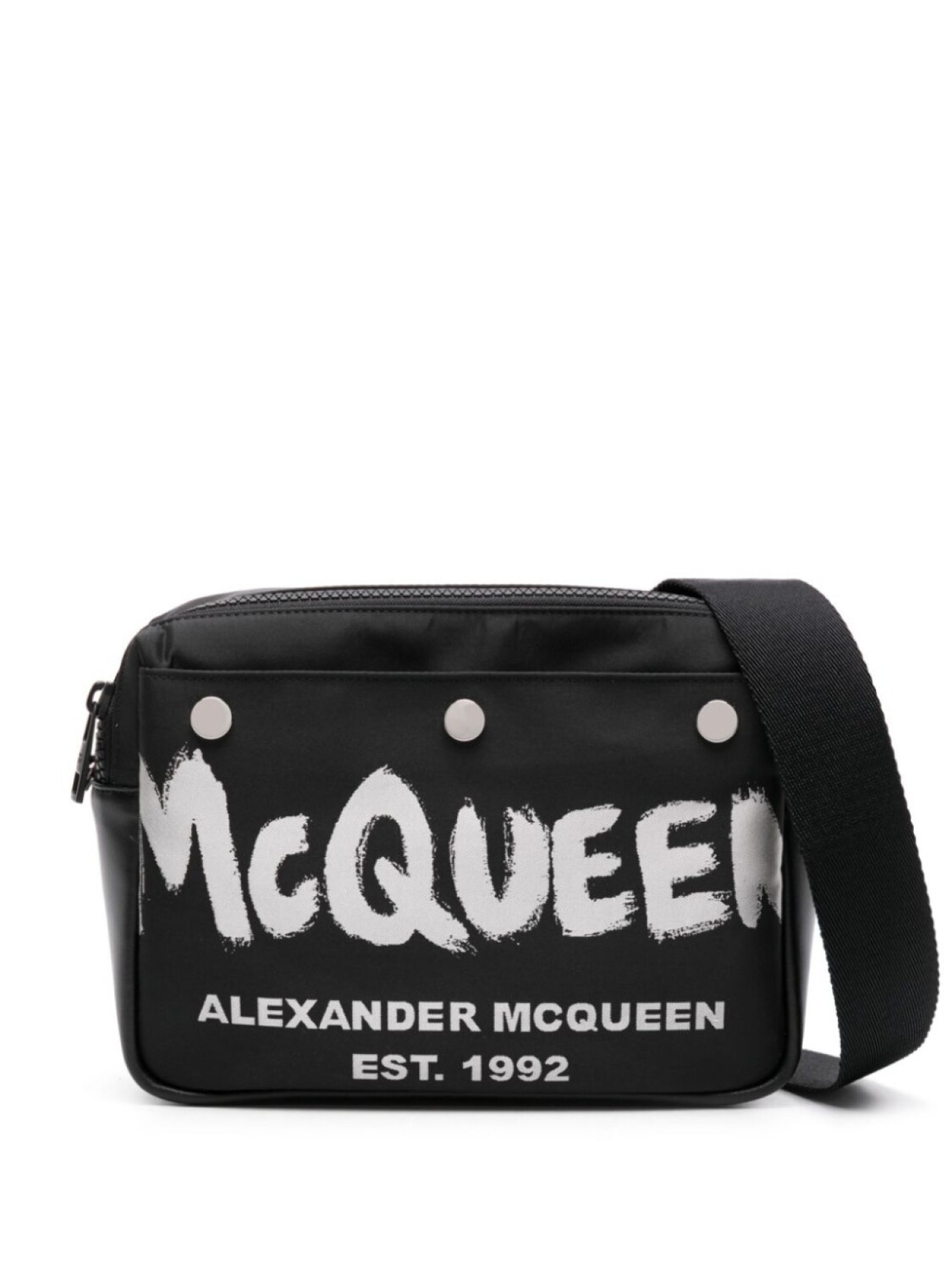 

Alexander McQueen сумка-мессенджер с логотипом, черный