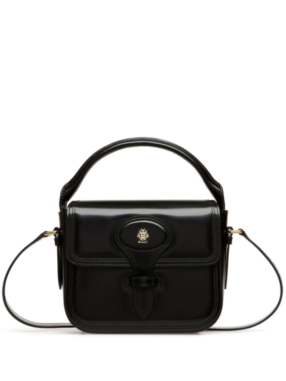 

Мини-сумка с эмблемой Bally, черный