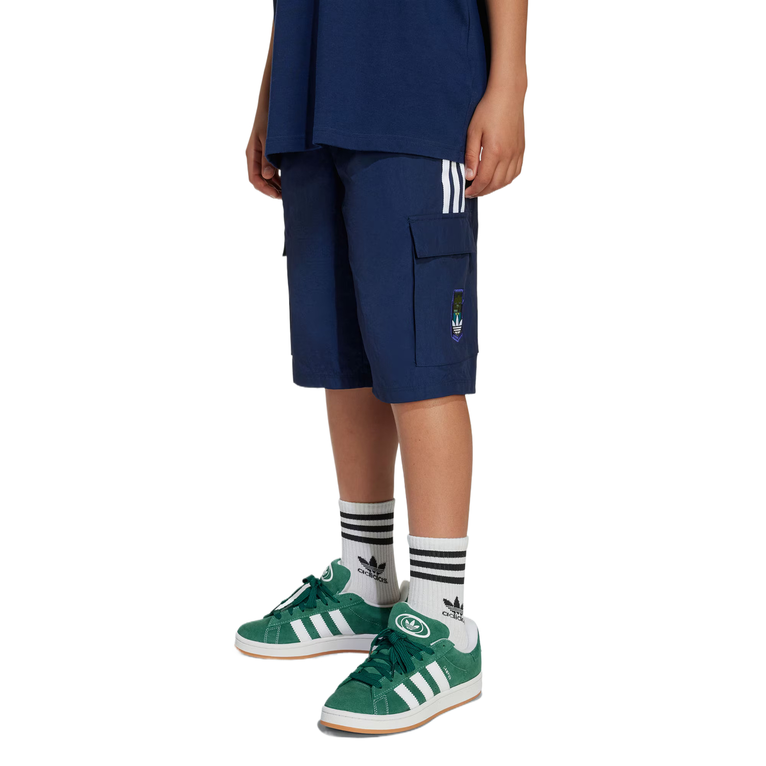 Adidas Originals Шорты Minecraft Teenagers Dark Indigo — фото 3