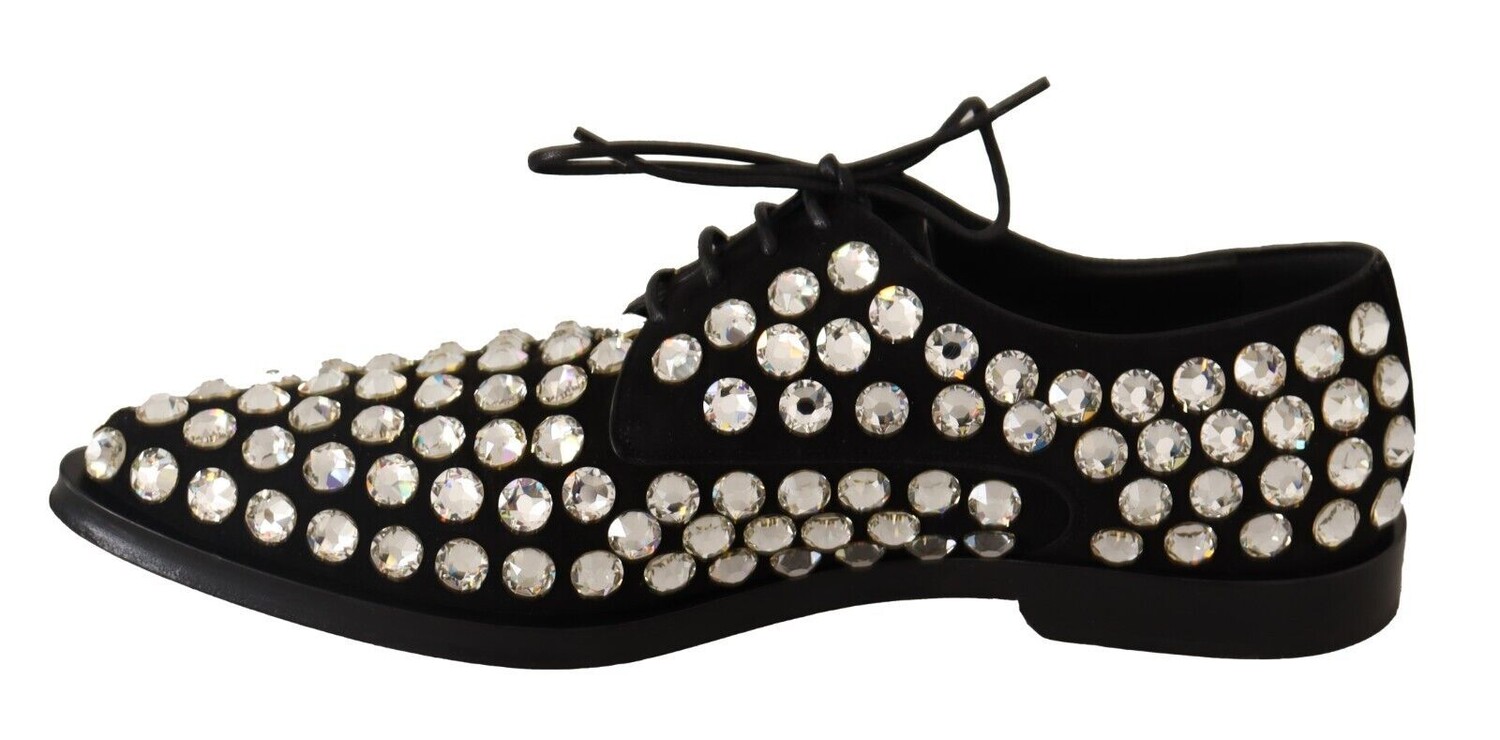

Dolce & Gabbana Элегантные женские балетки на шнуровке, черный