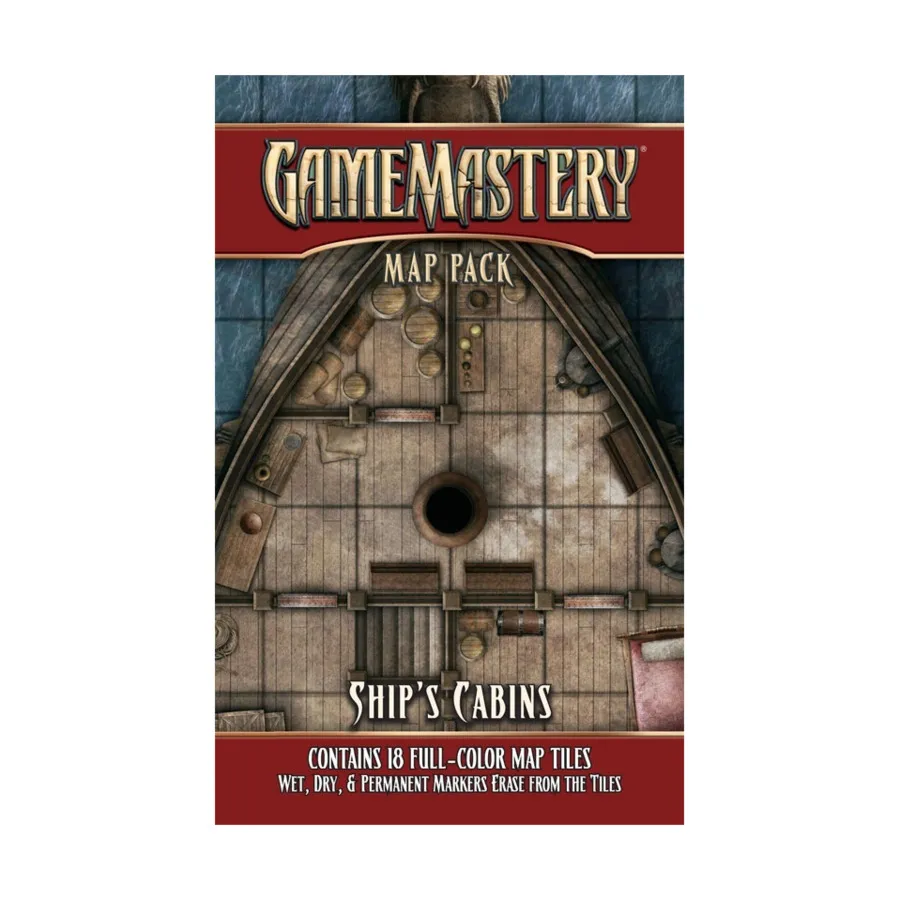 

Пакет карт - Каюты корабля, GameMastery & Pathfinder - Map Packs - Assorted
