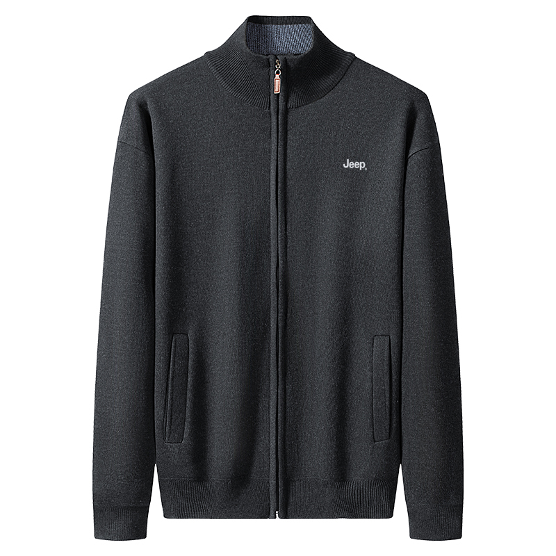 

Кардиган мужской с воротником стойкой Jeep, черный