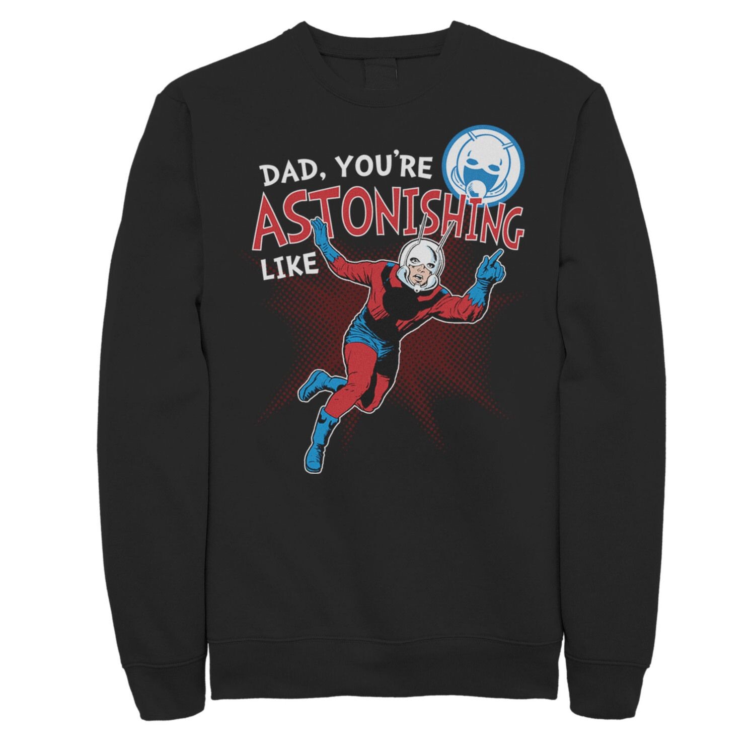 

Мужской свитшот на День отца Marvel Ant Man Astonishing Dad Licensed Character