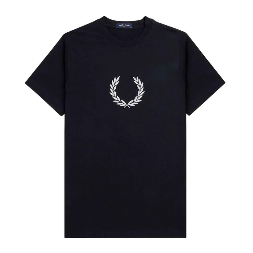 

Футболка Fred Perry Textured Laurel Wreath, черный