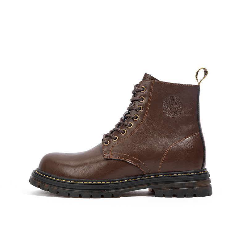 

Короткие мужские ботинки Martin 4 см Lee Cooper, Brown Thin Fleece