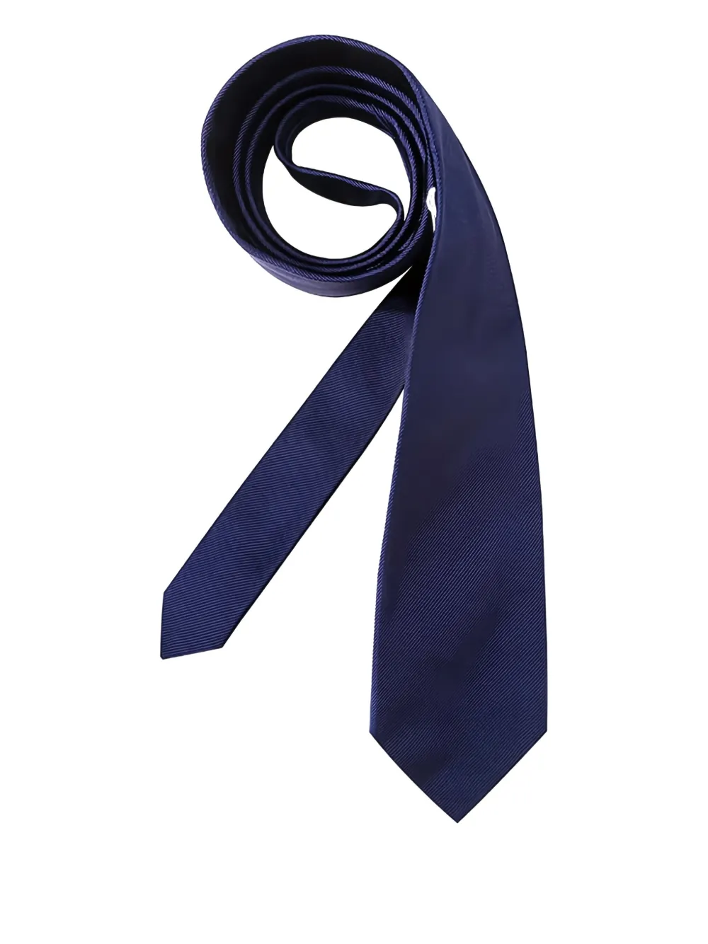 

Текстурированный шелковый галстук Ascot, синий