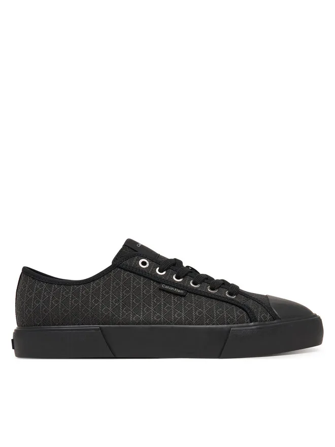 Calvin Klein Тканевые кроссовки Vulc Laceup CV AOP HM0HM02122 черные