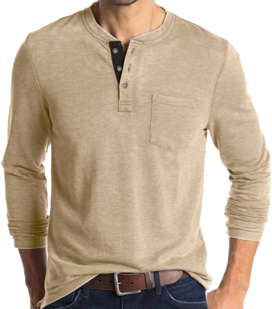 

Мужская футболка-поло с длинным рукавом и карманом