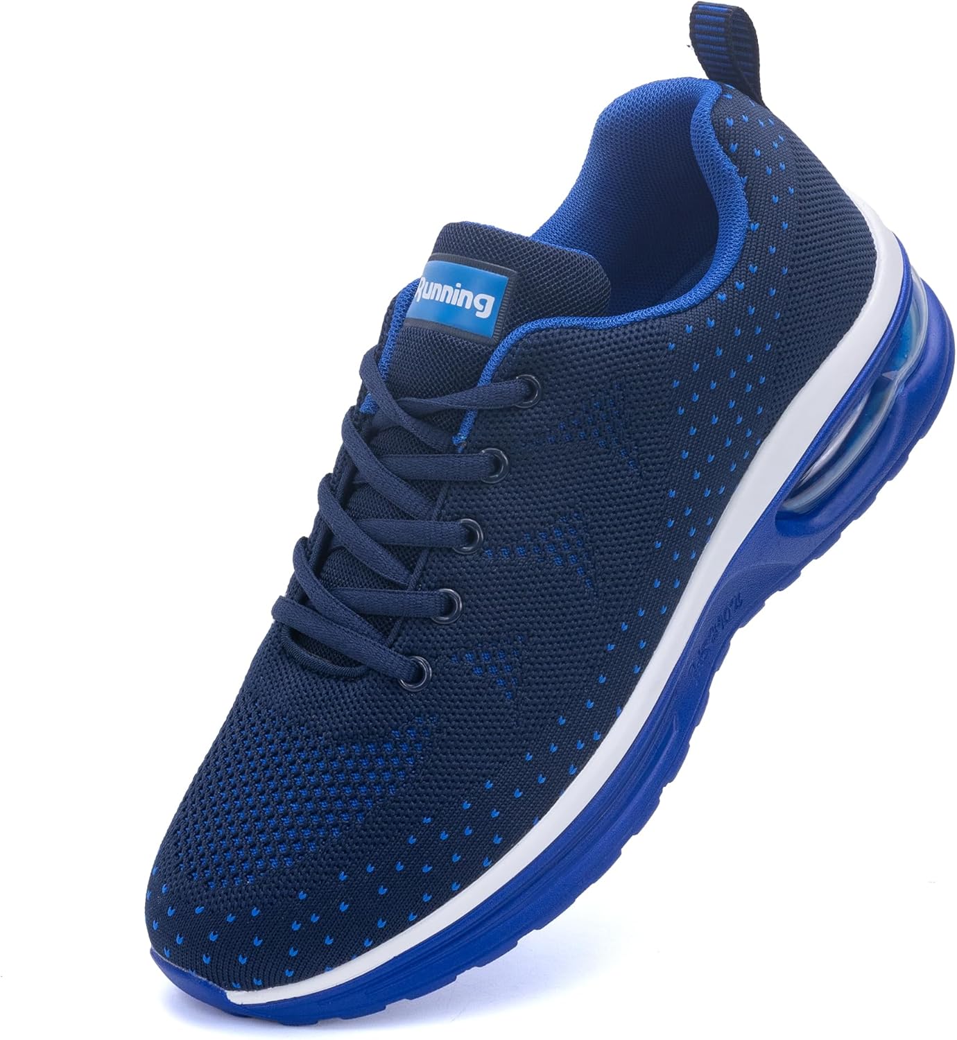 

Мужские кроссовки для бега и ходьбы, противоскользящие, повседневные модные кеды, теннисные спортивные обувь для тренировок и путешествий Pasick, темно-синий