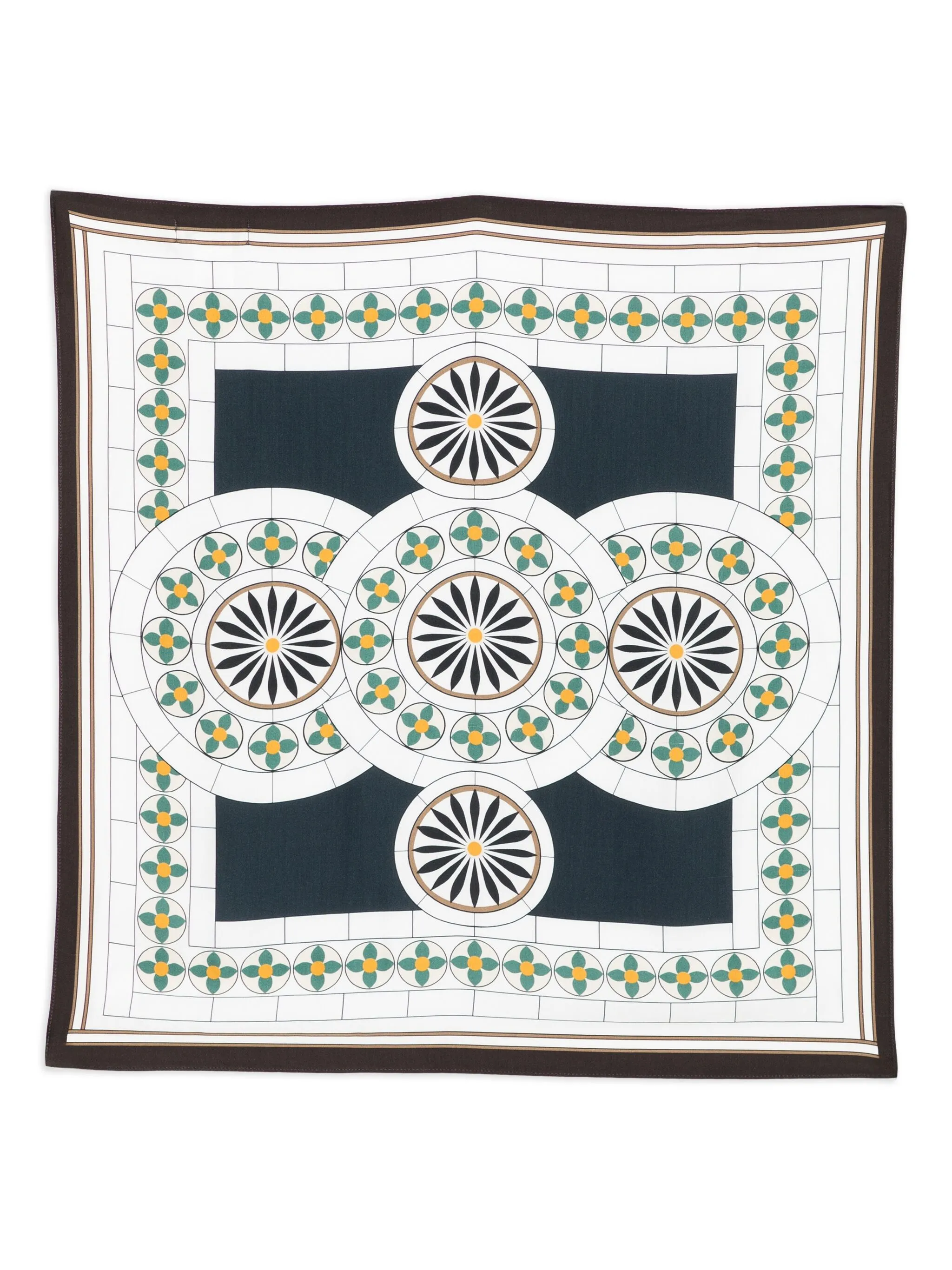 

Шарф с геометричным узором Marc O'Polo, белый